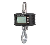 Industrial Crane Scale 1000kg /2200lbs Heavy Duty Hanging Scale LCD Backlight Digital Hook Scales Balance Electronic Tool(Nero)