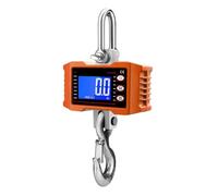Industrial Crane Scale, Accurate 1000kg 2200lb Digital Hanging Scale with LCD Backlight, Tare/Zero/Data Hold for Construction Fishing Markets