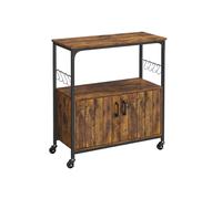 Industrial Cupboard on Wheels for Kitchen & Dining Room