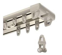 Industrial Curtain Rods Double-Sided Shower Curtains for Indoor/Outdoor Use 1.80m Champagne Window Curtains for Home Bedroom Kitchen Living Room Room Divider