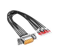 Industrial DB15 DB25 Connection Cable Panel Mount Extension Cable Suitable for Equipment and Automation Devices Industrial Data