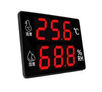 Industrial Dedicated Large Screen Temperature and Humidity Meter with High-Precision Indoor Digital Display Alarm AS206A