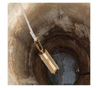 Industrial Deep Bottom Sampler for Oil Analysis - 300/500/1000ml Brass Liquid Sampling Device for Metals & Testing - Precision Collection Tool