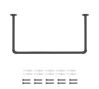 Industrial Design Clothes Rail for Ceiling Mounting, Wardrobe Rail Ceiling Mounting for Hallway, Wardrobe, Bedroom, Dressing Room (W:80 x H:60 cm)