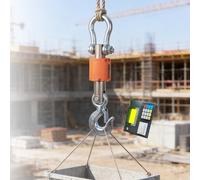 Industrial Digital Crane Scale, Wireless Hanging Scale with Remote Control, 3T Capacity, Portable Display Case for Warehouse Weighing