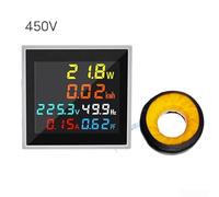 Industrial Digital Meter for Voltage Current Power Frequency with Automatic Data Storage Function and Flame Retardant PC Material for Safety (450V)