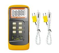Industrial Digital Thermometers with 2 Probes for Accurate Temperatures Readings Up to 1370C Digital Heat Thermograph