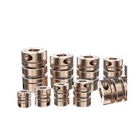Industrial Disc Coupling D40L50mm High Precision Flexible Disc Type Aluminum Coupler 8mm to 22mm(13X13)