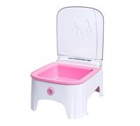 Industrial Dispenser Automatic Pet Feeder Food Dispenser Kibble Container Storage Bin With Transparent Lid Smooth Lift Cover Detachable -Keeping, Pink, style to 2