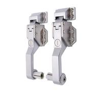 Industrial Door Handle Lock, Zinc Alloy Linkage Compression Latch, Side Mount Insert Handle Lock with Key Cylinder, for Test Chamber Oven Cabinet Equipment Enclosure