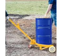 Industrial Drum Dolly, Heavy-Duty Steel Barrel Caddy & Roller Hand Cart, Essential for Workshop & Oil Drum Transport