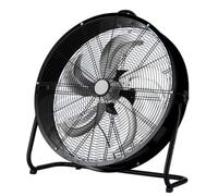 Industrial Drum Fan, High Velocity Air Circulator with Copper Motor, 3 Speed Settings, Aluminum Blades & Safety Grille for Warehouse, Garage, Workshop & Factory