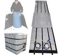 Industrial Drum Heating Blanket for Metal Drums and IBC Totes, Adjustable Electric Heater with Fast Even Heat, Fireproof and Waterproof