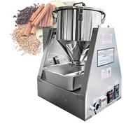 Industrial Dry Powder Blender, Lab Grade Particle Granule Mixer, 360° Bidirectional Rotation Drum Machine With Timer For Food Chemical Medical Applications