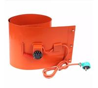Industrial Electric Drum Heater Silicone Heating Belt For Oil Barrels Pails Anti-Freeze Adjustable Protection，Adjustable Thermostat Barrel Heater 55 Gallon, Silicone Heating Pad For Metal Dr