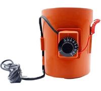 Industrial Electric Drum Heater | Silicone Rubber Metal Drum Heater, Pail Heating Band With Adjustable Thermostat | For Constant Temperature, Antifreeze Protection(86 * 20cm (800W))