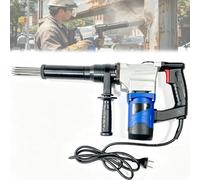 Industrial Electric Needle Scaler,1400W Rust Remover Paint Remover, Needle Scaler Gun,5900 BPM,Electric Needle Derusting Gun,Remove Rust Scaler to Remove Slag, Rust, Paint and Dirt Quickly(220V)