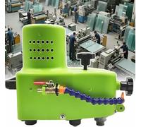 Industrial Electric Small Glass Edging Machine - 800w Portable Small Glass Edge Polishing Machine with Diamond Wheel & Polishing Wheel,1-3m/Min for Glass,Marble,Ceramic AllSize