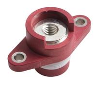 Industrial Electrical Wiring - Pa66 Flame-Retardant Shell Ul94-v0 3000v Dielectric Strength M8 Screw Ip40 Rated 150a High-Current Round Brass Terminal for Block(RED)