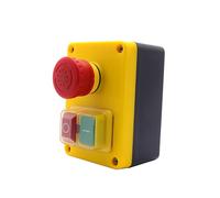 Industrial Electromagnetic Switch, KJD17D-2 220V 16A Start Stop Electromagnetic Safety Switch, On Off Push Button Switches, Woodworking Machine Tool Equipment Undervoltage Overload Protection