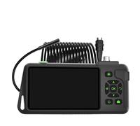 Industrial Endoscope 4.5'' IPS Screen Video Autofocus Camera HD1080P Single Dual Triple Lens Car Inspection Borescope Waterproof(1m,5.5MM Single)