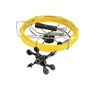 Industrial Endoscope 9" 30M Cable with Meter Counter Sewer Pipe Inspection Camera,Drain Sewer Pipeline Industrial Endoscope DVR Video Recording (Yellow 30m)
