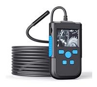 Industrial Endoscope Camera, 2.4 Inch IPS Screen, HD 1080P, Waterproof, Rigid Cable, LED, 2600mAh Battery, Pipe Inspection Borescope