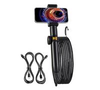 Industrial Endoscope Inspection Camera 6mm/8mm Lens Borescope With Adjustable Light Flexible Auto Shutdown Probe