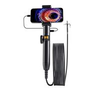 Industrial Endoscope Inspection Camera 6mm/8mm Lens Borescope With Adjustable Light Flexible Auto Shutdown Probe