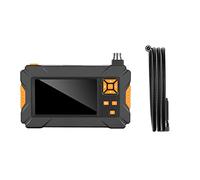 Industrial Endoscope, LanCo 1080P Inspection Camera with 4.3 Inch LCD Screen, Waterproof Semi-Rigid Gooseneck, 8 LED Lights, Borescope for Automobile/Pipeline/Air Conditioning Inspection, 1 Meter