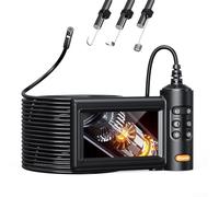 Industrial Endoscopes Camera, 4.3" HD Screen 1080P Inspection Camera 8MM Probe IP67 Borescope For Pipeline Auto Repair Home Appliance(D)