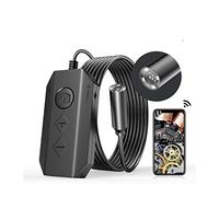 Industrial Endoscopic Camera Upgrade 5.0MP HD WiFi Borescope Semi-Rigid Snake Inspection Camera with Auto Focus 6X Zoom HD Snake Camera Pipeline Inspection (Cable Length : 3m Color : Hard Cable) (H