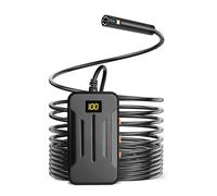 Industrial Endoscopy Borescope Inspection Camera with WIFI Connection Built in 9 Dimmable Adjustable Brightness LEDs 8mm Lens 2560 1944 Resolution IP68 Water and 2600mAh High Capacity Rechargeable Bat