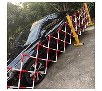Industrial Expandable Metal Barricade With Casters, Mobile Safety Barrier