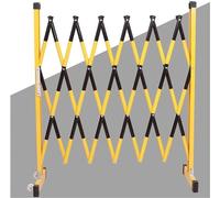 Industrial Expandable Metal Barrier - Retractable Traffic Control Gate for Roads Malls & Outdoor Events - Heavy-Duty Expandable Metal Fence for Safety & Crowd Management