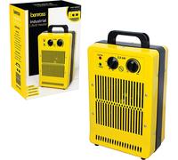 Industrial Fan Heater Portable 2 Heat Setting 1 Cool Setting Auto Shut Off 2800W [EEK: A++]