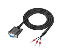 Industrial Female DB9s 9 Pin Serials Cable for RS232 Communication 3 Cores Signals Transmission
