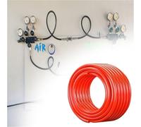 Industrial Flexible Air Compressor Pipe Hose, Portable Atmosphere Compressor Hose Line, High Pressure Air Tubing for Construction/Renovation/Factory/Workshop(D-L/OD x ID,80M x 14x10mm)