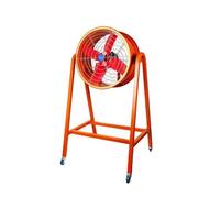 Industrial Floor Fan, 24 Inch Oscillating Electric Fan for Large Air Volume, Mobile Commercial Fan for Warehouse and Factory Use