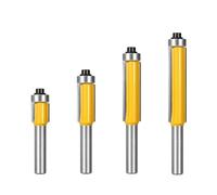 Industrial Flush Trimming Router Cutter Bit 12.7mm with Ball Bearing 8mm Shaft for Edging Copying Woodworking Tool Double Edging Trimming Router Bit