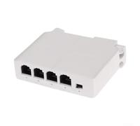 Industrial for poe Extender 4-Port Wall Mount ABS Case Industrial | 4 Ethernet ports, 100Mbps speed, ABS material, compact 9x6cm, home office use