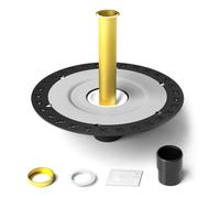 Industrial Freestanding Tub Drain Set with Brass Pipe Bathroom Plumbing Accessories for Enhances & Longevity Brass Pipe Drain Set