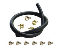 Industrial Fuels Hose with 10 Clips 7mm Inner Automotive, 100cm