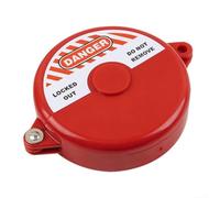 Industrial Gate Valve Lockout Device Compatible with Gate Valve Diameters 25 127mm Featuring Hollow Circular Housing for Padlock Use (64-127mm)