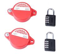 Industrial Gate Valves with Personalized Code Outdoor Faucet Device Set for Faucet Secure Gate Valves Lockout Device Set with Combination Safe Gates Handle Lockout Secure Water Locking