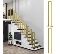 Industrial Gold UShaped Iron Handrail for Indoor & Outdoor Steps 95 cm HeightDurable Safety Railing for Staircase Balcony and DeckModern Home Decor