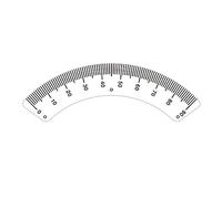 Industrial Grade 45 Degree ArcShape Gauge -0- Angles Ruler With Clear Scale Woodworking Tool For Carpenter Measuring Gauging Tools Caliper