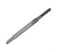 Industrial grade cobalt containing extrusion taps for stainless steel, flat head design with chip cutting, molding and square handle for precise tapping (M-4)