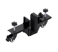 Industrial Grade Door Installation Kit with Rolling Dolly Base, Adjustable Clamp for 0-80mm Knobs, Essential Tool for Safe Door Hanging Tasks(2pcs)