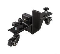 Industrial Grade Door Installation Kit with Rolling Dolly Base, Adjustable Clamp for 0-80mm Knobs, Essential Tool for Safe Door Hanging Tasks(1pc)